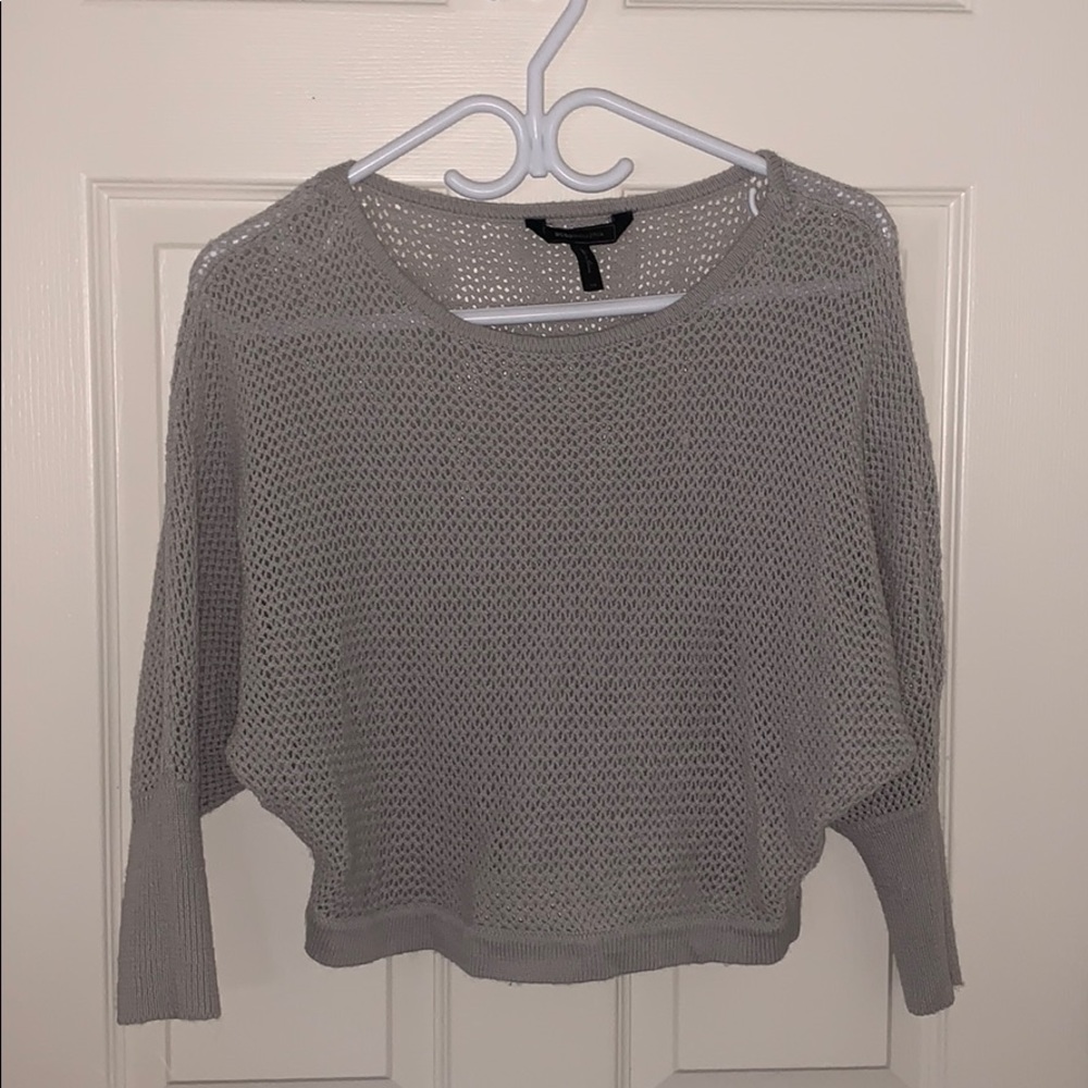 BCBG maxazria cropped sweater